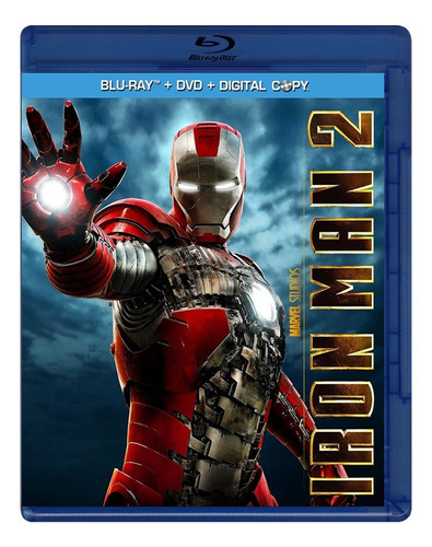 Iron Man 2 Dos Marvel Importada Pelicula Blu-ray + Dvd