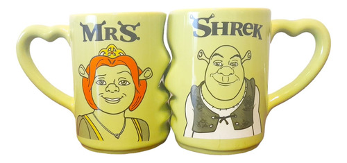 Tazas Tu Y Yo Shrek Y Fiona Ceramica Dia De Enamorados