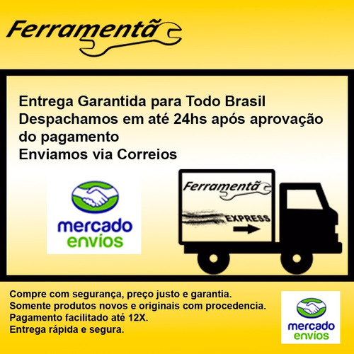 Imagem 6 de 7 de Chave Impacto 1/2 Kit 10 Soquetes Chi 320k Chiaperini Maleta