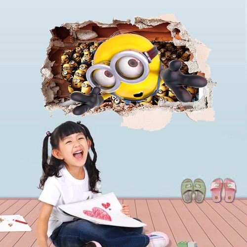 Adhesivo Decorativo Minions Stickers Pared