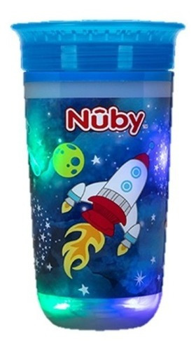 Vaso Shine 360° Térmico Nuby 10oz Cohete