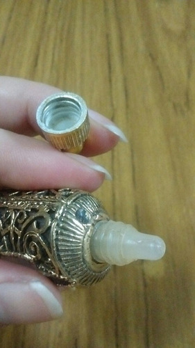 Mini Frasco Perfumero De Coleccion Vintage Hermoso Unico