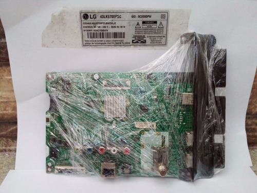 Placa Principal Da Tv Lg 43lk5700psc Funcionando (original). (Usado)