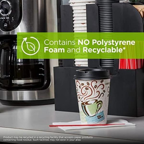 Tazas De Café Calientes De Papel Aislante Dixie Perfectouch