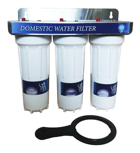 Filtro Purificador Agua Conexion 1/2 Carcasa 10 Pulgadas