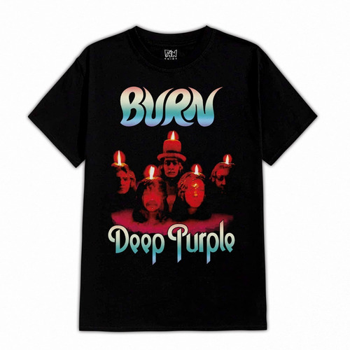 Deep Purple Burn 466 Rock Polera Dtf