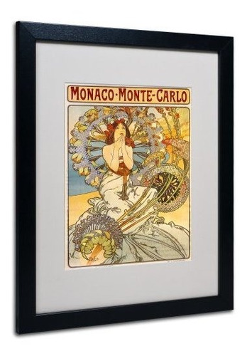 Marca Fine Art Monaco-monte Carlo Por Alphonse Mucha Lona Ar