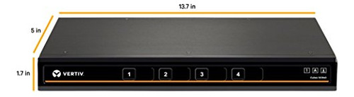 Kvm De Escritorio Seguro Vertiv Cybex Sc840-001de Avocent, D