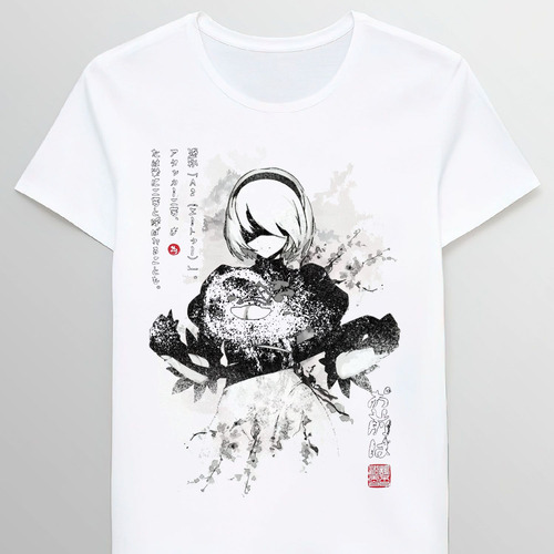 Remera Nier Automata 2b Japan Ink 39937496