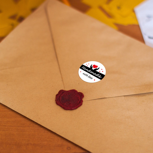 Pegatina Para Regalo, Flores, Bodas, Bolsas, 500 Tarjetas De
