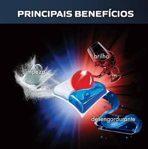 Imagem 3 de 4 de Detergente Máquina Lavar Louças Finish Quantum Ultimate 10un