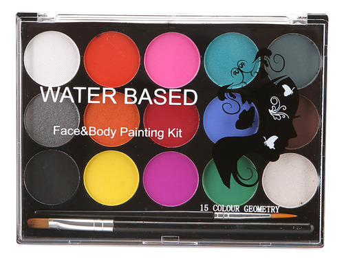 Kit De Pintura Facial Com Cores Party Face & Body Paint Cosp