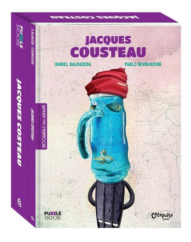 Jacques Cousteau Puzzle + Libro - Bernasconi - Catapulta