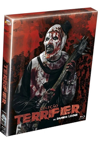 Blu-ray Duplo: Coleção Terrifier (2016/2022) Origi. Lacrado