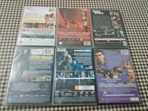 6 Dvd Quarto Seis+ Rio Da Lua+ Clube Da Lua+ Águas Negras+ 2 (Usado)