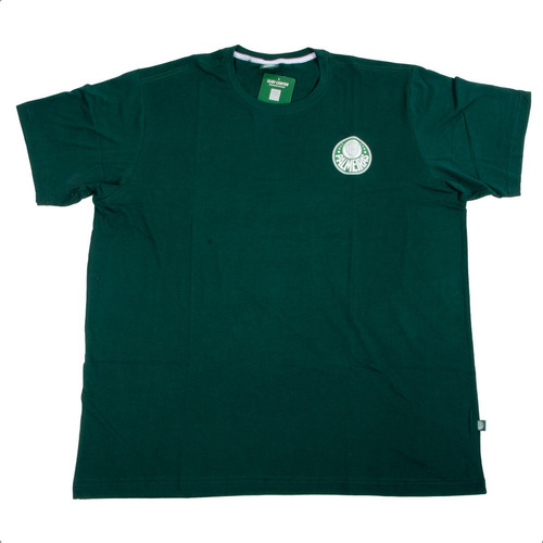 Camiseta Masculina Palmeiras Escudo Plus Size Verde