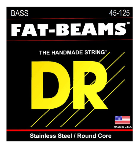 Cuerdas Bajo De 5 Fat Beams Dr Strings® Nuevas Envio Meses