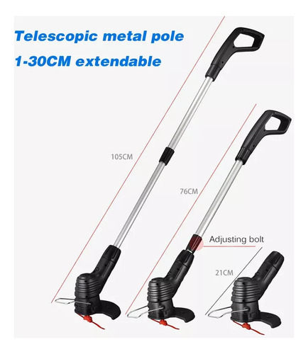 Desbrozadora Eléctrica Profesional Con Cuchillas, 220 V, Lam