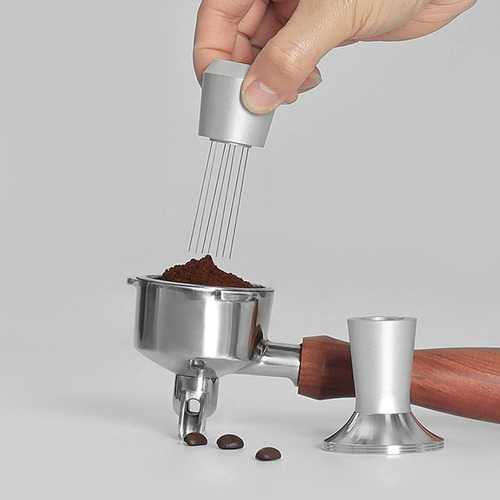 Para Espresso Tamper Tamper De Café Profesional Plata 51mm /