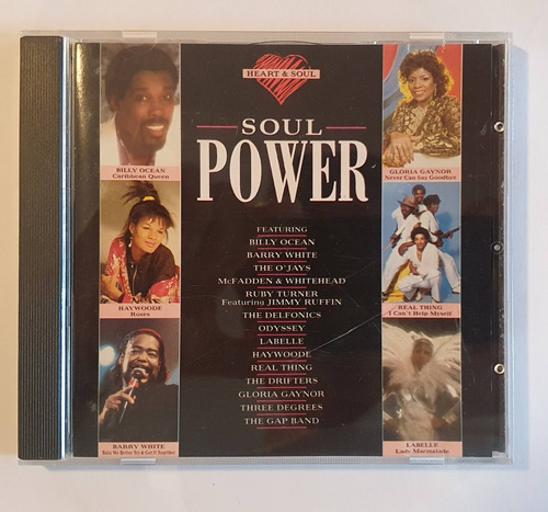 Cd Varios - Soul Power [billy Ocean, Barry White, The O'jays