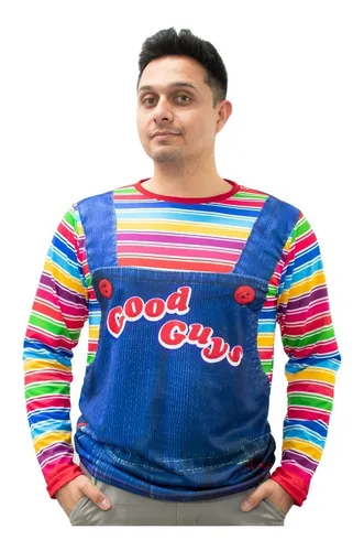Playera Sublimada De Manga Larga Traje De Chucky Cuotas sin inter s