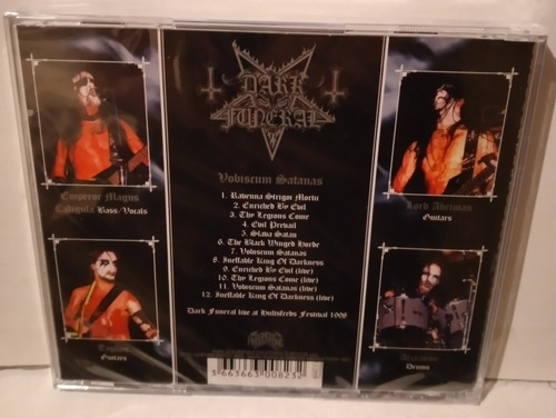 Dark Funeral Vobiscum Satanas Cd