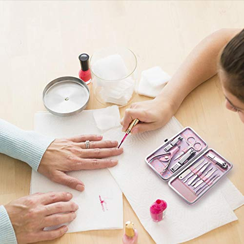 Kit Cortaúñas, Set De Manicura Profesional De 12 Piezas Para