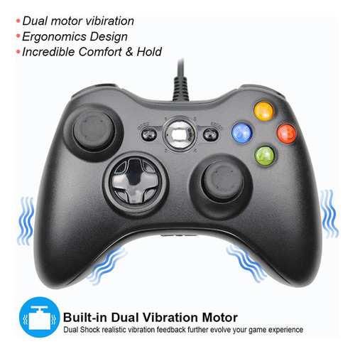 Controlador De Juego Compatible Con Xbox 360, Pc .