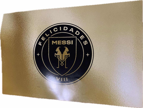 Cartel De Messi Entrega Viii Balon De Oro Cancha De Inter
