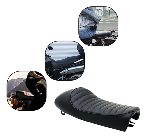 Rex Asiento De Almohadilla Del Trasero De Motocicleta Para