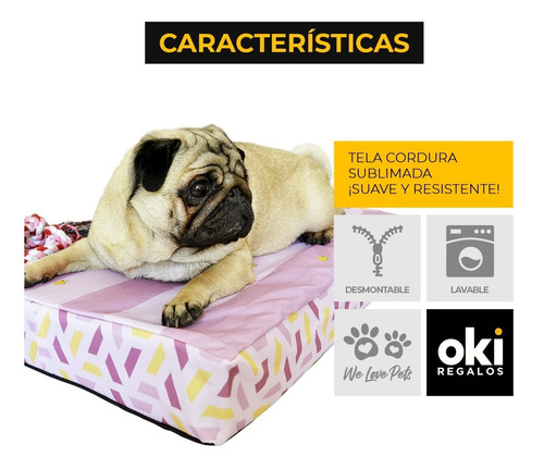 Imagen 4 de 7 de Cama Perro Colchones Para Perro 50x60 Colchon Princesa