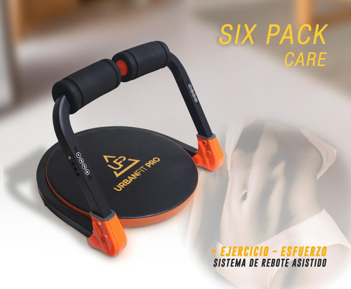 Ab Six Pack Care Tomic Maquina Abdominales Ejercicio Fitness Color Negro