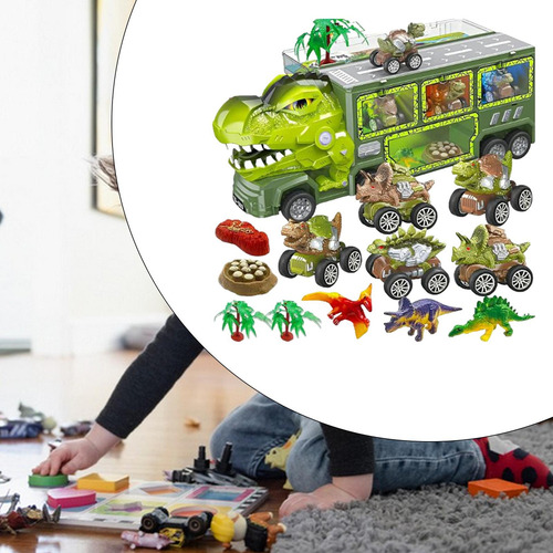 Dinosaur Truck Toy Juego De Interacción Divertido Mini Dino