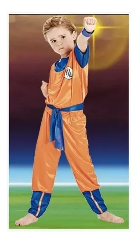 Disfraz Goku Dragon Ball Z Peluca Cosplay Licencia Original