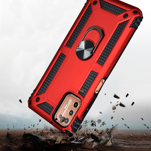 Imagen 5 de 9 de Funda Anillo Magnetica Case Uso Rudo Modelos Moto Motorola