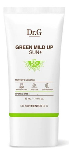 Dr. G Green Mild Up Sun Plus 50ml Spf 50+ Pa ++++ K Beauty