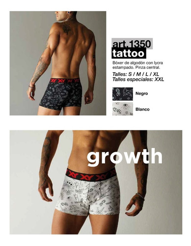 Imagen 2 de 10 de Boxer Xy Estampados Pack X4 Algodón Y Lycra Nueva Colección