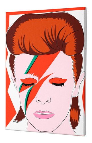 Quadro Decorativo 60x40 Musica Cantor David Bowie Rock Music