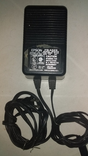 Imagen 2 de 4 de Cargador Fuente De Impresora De Recibos Epson Modelo M34pb.