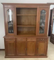 Comprar Modular Cristalero Vajillero Roble Clásico Estilo Inglés Marrón