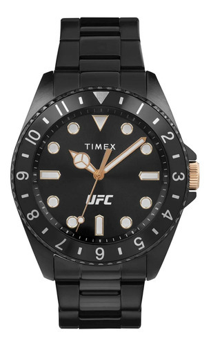 Reloj Timex Ufc Debut Modelo: Tw2v56800 Color de la correa Negro Color del fondo Negro