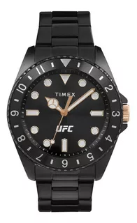 Reloj Timex Ufc Debut Modelo: Tw2v56800 Color De La Correa Negro Color Del Fondo Negro