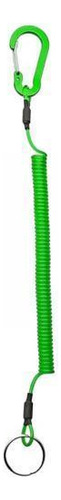 4 Cordón Retráctil Seguro Para Llavero, Accesorios Verde