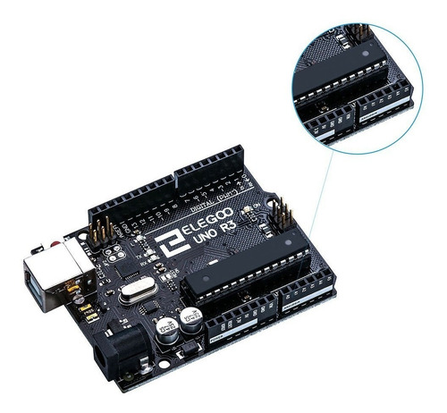 Elegoo El-cb-001 Uno R3 Junta Atmega328p Atmega16u2 Con Cabl