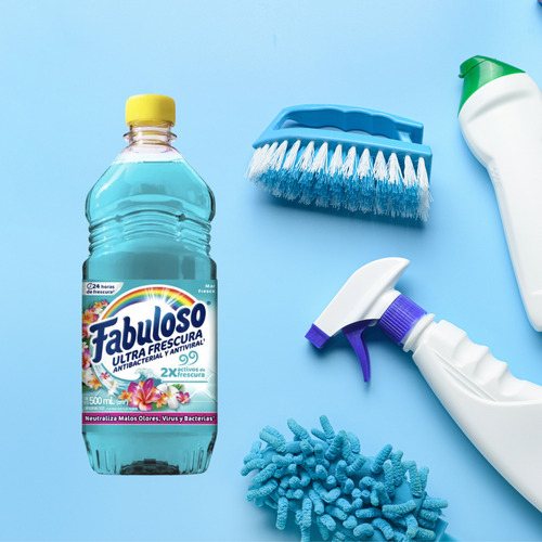 Fabuloso Limpiador Multiusos Mar Fresco 500 Ml -aroma Fresco