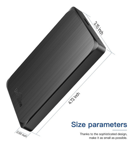 - Disco Duro Externo Portátil Unionsine 320gb Usb 3.0