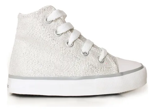 comprar Botas Botitas Lona Plateado Niñas Nena Couce Oficial