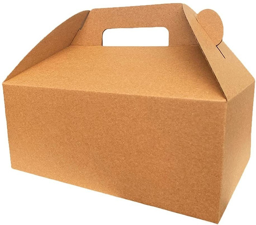 Caja Tipo Boxlunch Grande, Cartón Microcorrugado (35 Pzs)