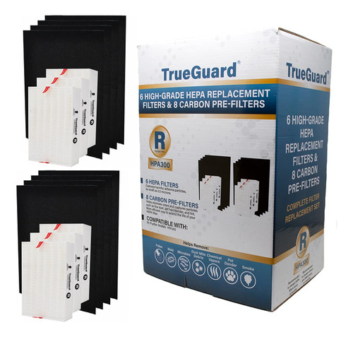 Trueguard Filtro Hepa Repuesto Para Purificador Aire Tipo 6