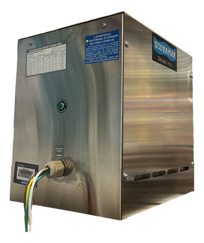 Sauna Vapor Sodramar 15kw Com Kit Instalação Cobre Até 25m³